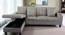 Desmond Sectional - Beige Fabric
