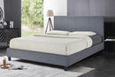 Yiree Bedframe - Grey Fabric- Single /Double/Queen/King - The Fine Furniture