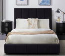 Frankfurt Lift top Storage Bed Black - Queen - The Fine Furniture