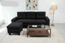 Amelia 2pc Sectional  - Black - Furniture Mississauga - The Fine Furniture