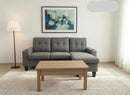 Amelia 2pc Sectional  - Grey - The Fine Furniture