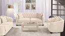 Violet Sofa Set - Cream Fabric - The Fine Furniture