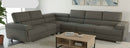 Eclipse Sectional - Grey Boucle Fabric - The Fine Furniture