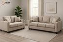 Ozias 2pc Sofa and Love Seat - Beige - The Fine Furniture