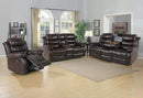 Monoco Recliner Set - Brown - The Fine Furniture
