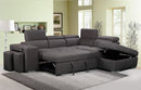Arlo Sectional Sofa Bed - Dark Grey