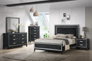 Gigi 6pc Bedroom Set - Queen/King -Black - The Fine Furniture