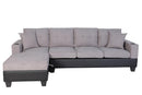 Zombi Sectional - Grey/ Beige - The Fine Furniture