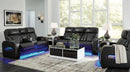 Romania Recliner Set - Black - The Fine Furniture