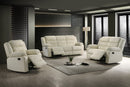 Cassandra Recliner Set - Cream - The Fine Furniture