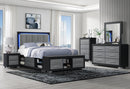 Catalina Bedroom Set - Double/ Queen/ King - Black