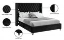 Hadleigh Bed Frame - Black Velvet - Queen/King