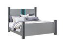 Zymir Bedroom Set - Silver - Double/ Queen/ King - The Fine Furniture