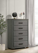 Shimon Bedroom Set - Grey - Double/ Queen/ King - The Fine Furniture