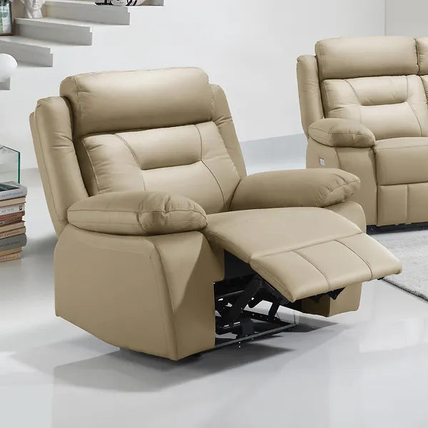 Kevin Power Recliner Chair - Beige