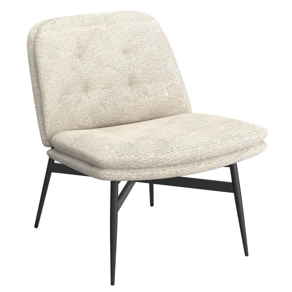 Rufus Accent Chair - Beige/Charcoal - The Fine Furniture