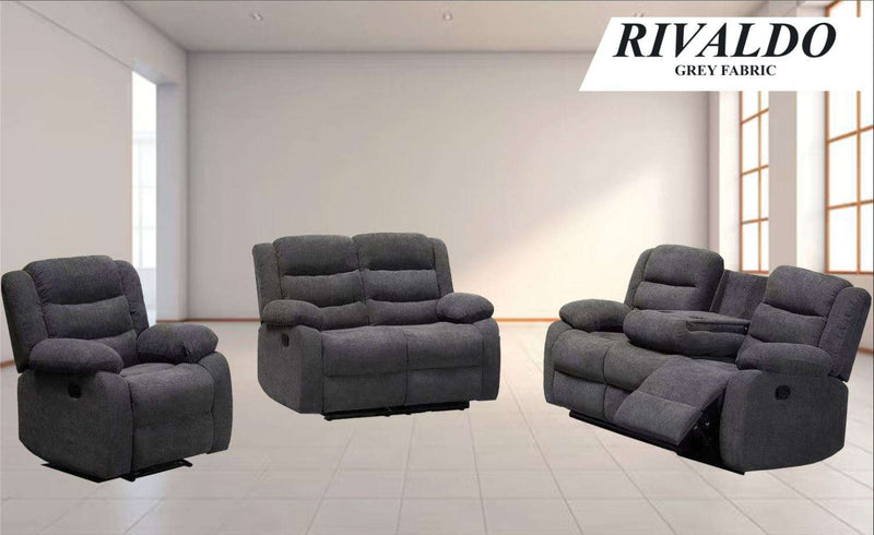 Malone Recliner Set - Grey