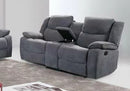 Monoco Recliner Set - Grey - The Fine Furniture