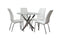 Emjay 5 Pc Dining Set - White - The Fine Furniture