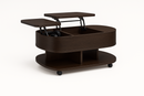 Rosalia Coffee Table - Espresso - The Fine Furniture