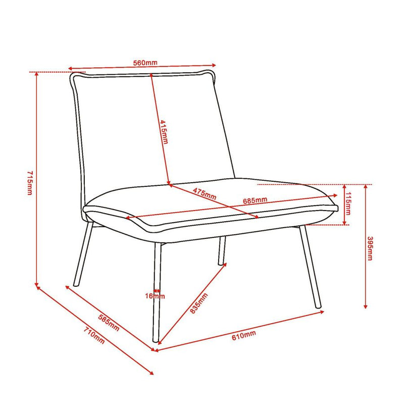 Thornly Accent Chair - Cream - The Fine Furniture