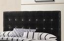 Glare Bed Black PU - Double/Queen/King - The Fine Furniture