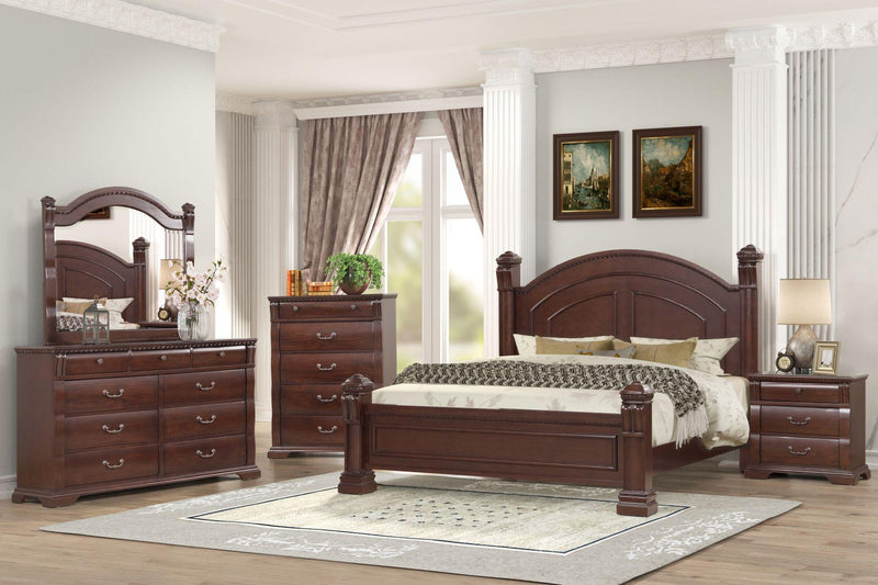 Kian 7pc Bedroom Set- Queen/King - The Fine Furniture