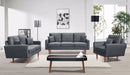 Clement 2pc Sofa & Loveseat - Grey - The Fine Furniture
