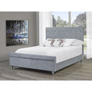 Keith Bed Frame - Silver - The Fine Furniture