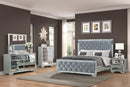 Velari - 6pc Queen Bedroom Set - Grey - The Fine Furniture