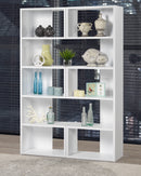 Miles Display Shelf White/Grey/Black - The Fine Furniture