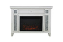 Karson Mirrored Fireplace - The Fine Furniture