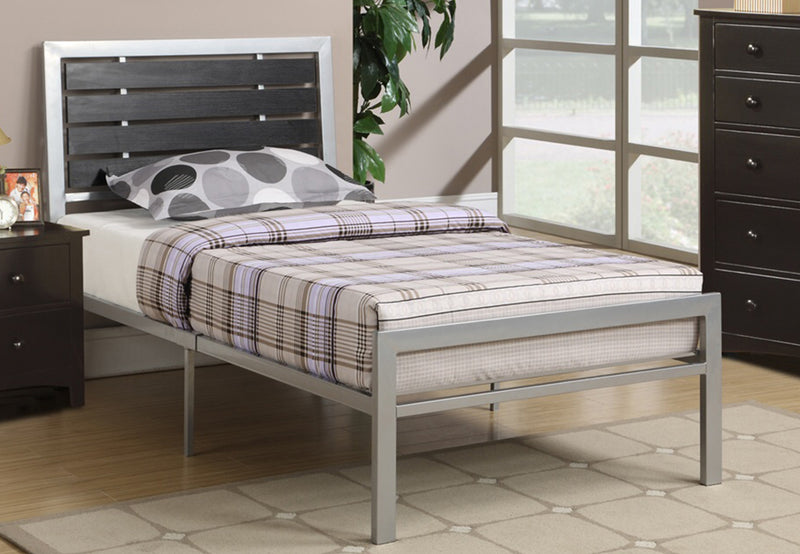 Craig Bed Frame - Silver - Single/Double/Queen - The Fine Furniture