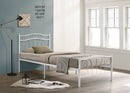 Emerald Bed Frame - White - Single/Double - The Fine Furniture