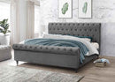 Dani Bed Frame - Queen/King - Grey - The Fine Furniture