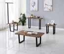 Paulina Coffee Table Set - Edge Wood - The Fine Furniture
