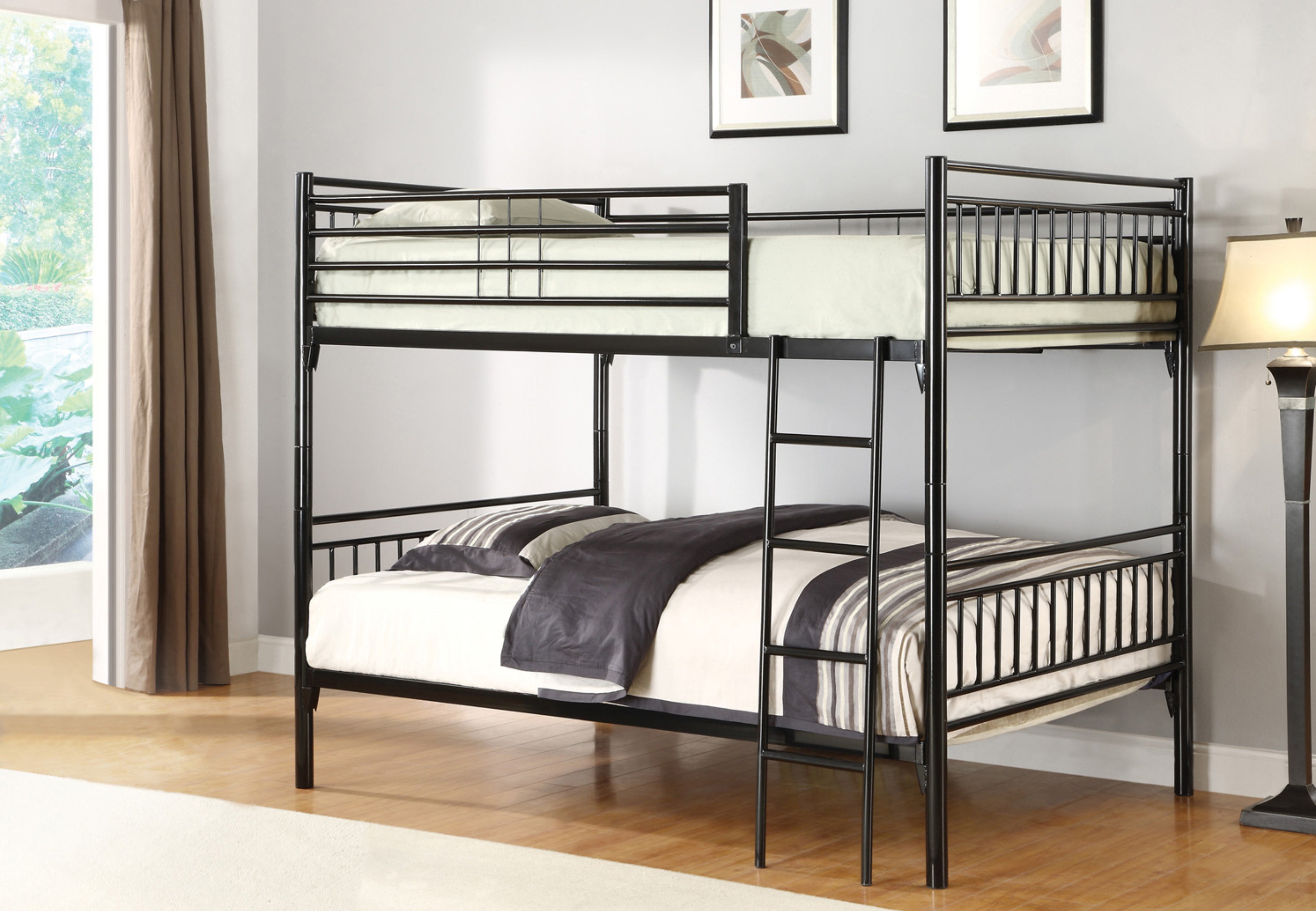 Metal bunk beds sale twin