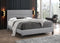 Kellan Bed Frame - Light Grey - Single/Double/Queen - The Fine Furniture