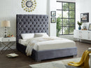 Decker Bed Frame - Grey - Queen/King - The Fine Furniture