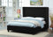 Alaanah Bed Frame - Black Linen - Queen/King - The Fine Furniture