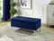 Amiya Storage Bench - Blue - The Fine Furniture