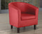 London Accent Chair - Red - The Fine Furniture