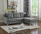Aubrielle Reversible Sectional - Grey - The Fine Furniture