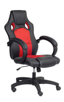 Finnegan Office Chair - Black & Red - The Fine Furniture