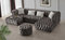 Valentino U Sectional Sofa - Velvet fabric - The Fine Furniture