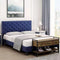 Ruby Bed Frame - Double/Queen/King - Blue - The Fine Furniture