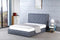 Henry Storage Bed Frame - Queen - Grey - The Fine Furniture