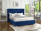 Mia Bed Frame - Blue Velvet Fabric - Queen/King - The Fine Furniture