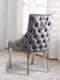 Jacob Chair - Grey Velvet - The Fine Furniture