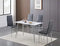Leo 5pc Dining table set - Grey - The Fine Furniture